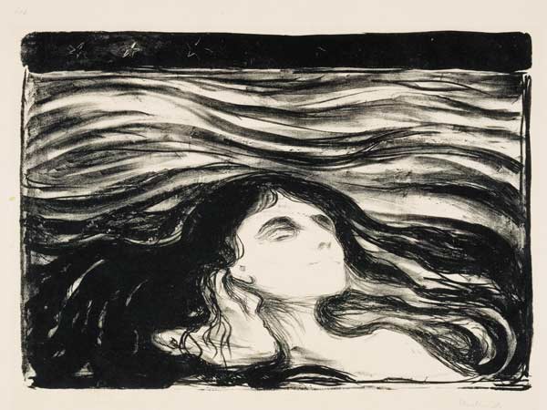 Meer der Liebe / On the Waves of Love von Edvard Munch