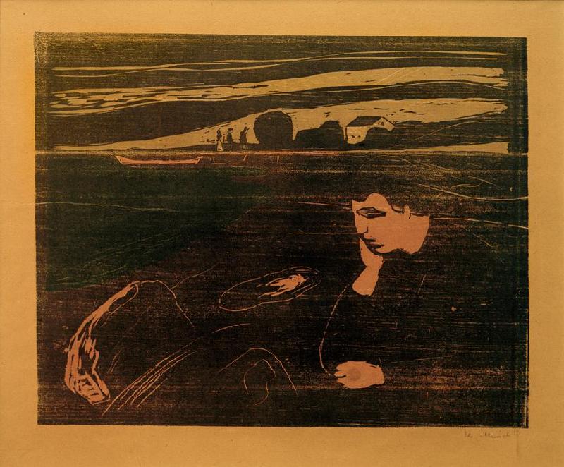 Melancholie III von Edvard Munch