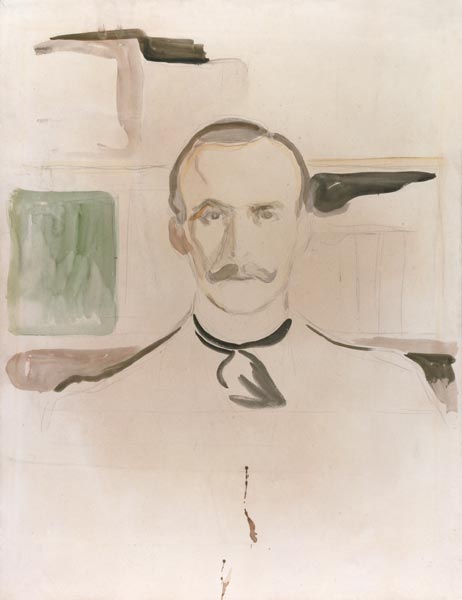 Kessler, Harry Graf Schriftsteller und Diplomat Paris 23.5.1868 - Lyon 4.12.1937. Porträt. von Edvard Munch