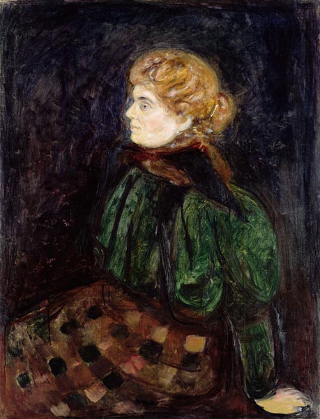 Portrait of Frau Maximilian Harden  von Edvard Munch