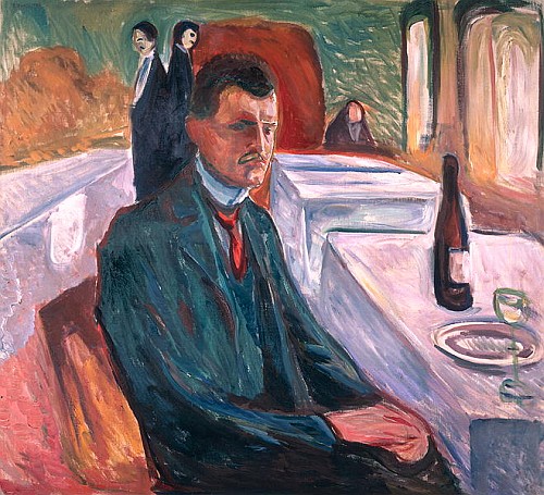 Self Portrait in Weimar von Edvard Munch