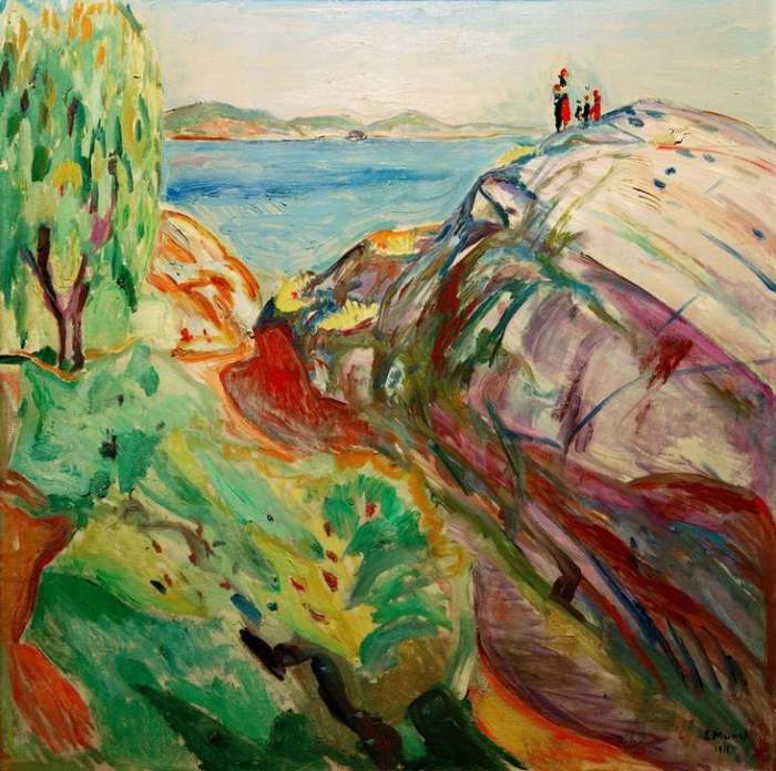 Sommer mit Küste. Kragerö von Edvard Munch