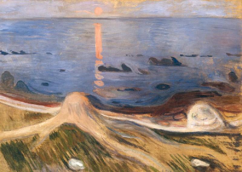 Sommernacht von Edvard Munch