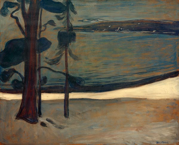 Vinter ved Nordstrand (Winter in Nordstrand) von Edvard Munch