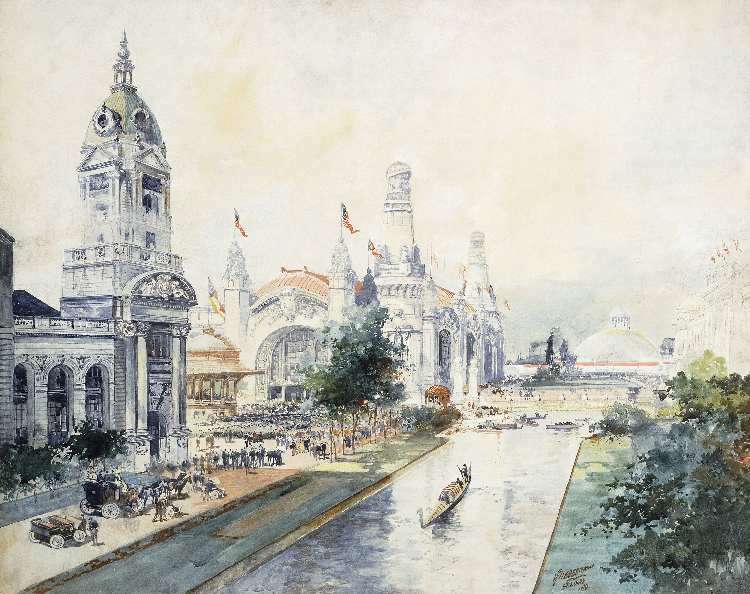 Der Canal Grande auf der St  Louis Exposition von Edward Biedermann