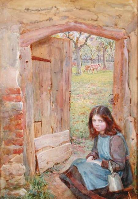 At the Orchard Gate von Edward Clegg Wilkinson
