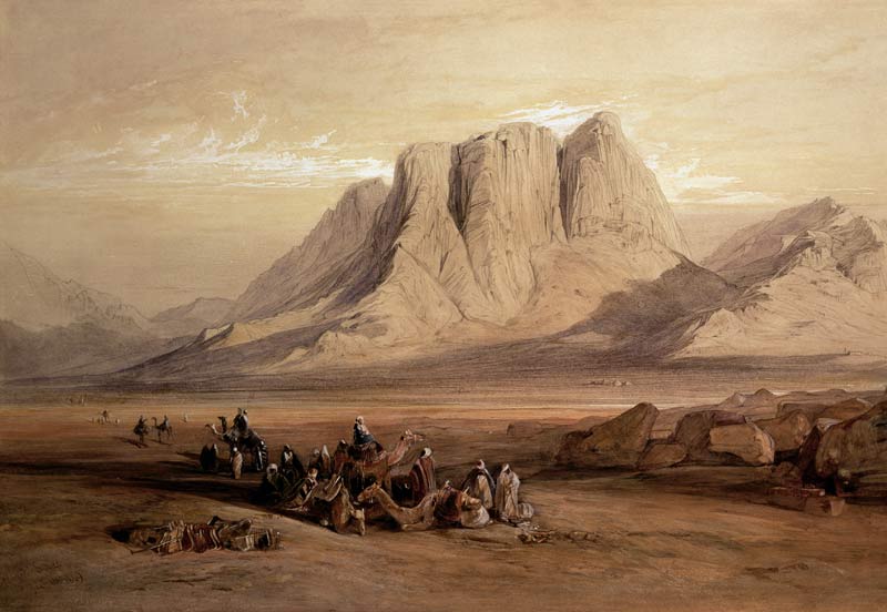 Mount Sinai von Edward Lear