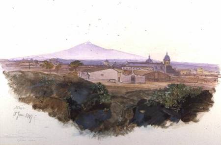 Catania: 1847 von Edward Lear