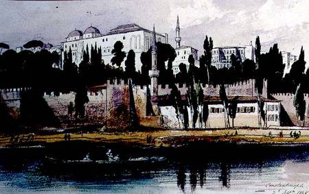 Constantinople von Edward Lear
