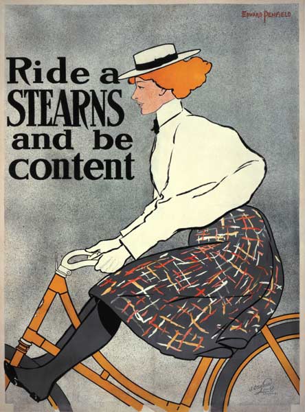 Ride a Stearns and be Content von Edward Penfield