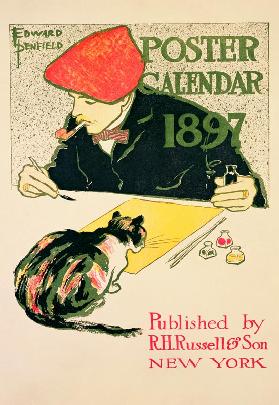 Poster Calendar, pub. by R.H. Russell & Son 1897