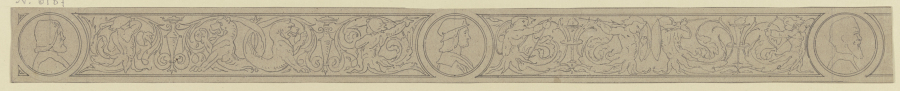 Ornament zur Einfassung der Veitschen Freskobilder im Städelschen Institut von Edward von Steinle