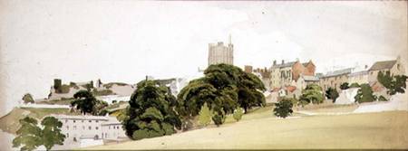 A View of Richmond Castle, Yorkshire von Edward W. Robinson