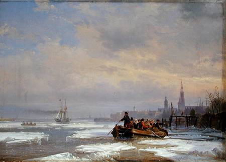Ship in Ice von Egidius Linnig