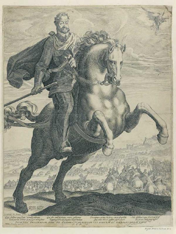 Kaiser Rudolf II von Egidius Sadeler d.J.