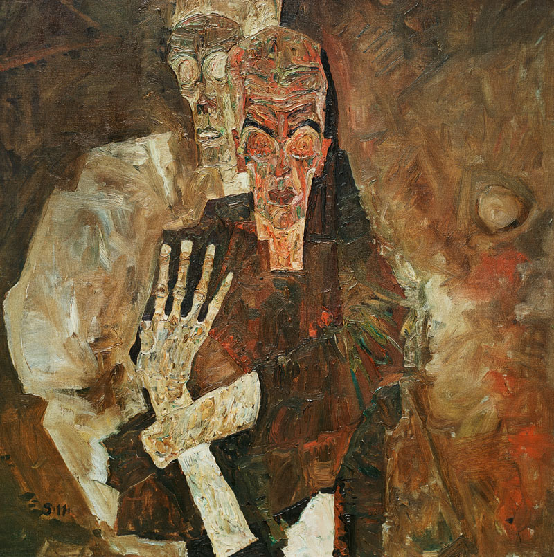 Die Selbstseher ll (Tod und Mann) von Egon Schiele