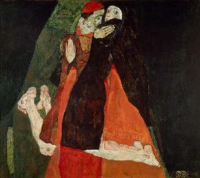 Kardinal und Nonne (Liebkosung) 1912