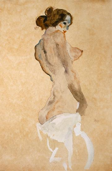 Standing Female Nude 1912  on