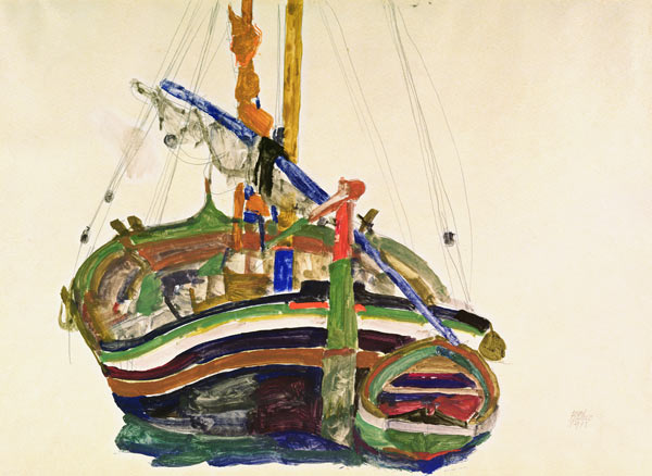 Trieste Fishing Boat von Egon Schiele