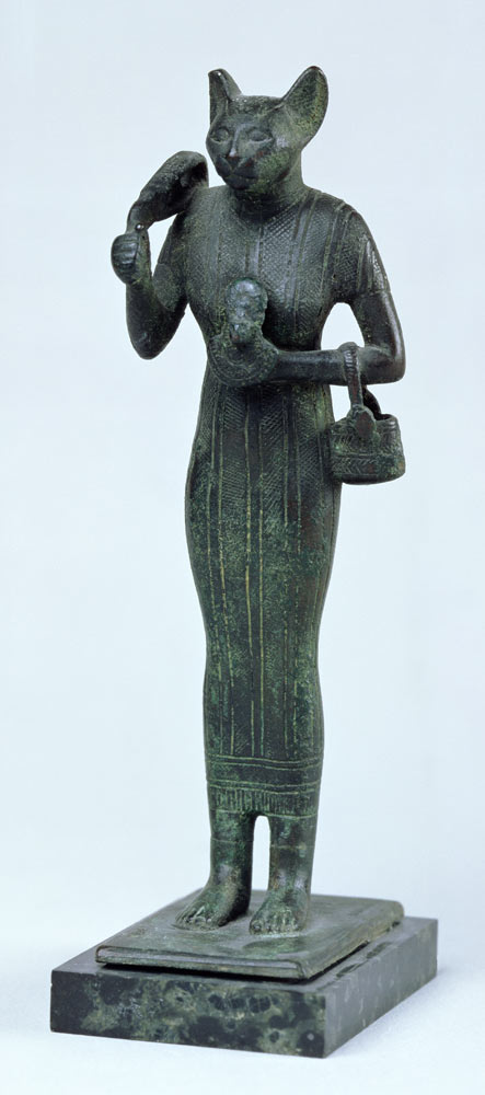 Statuette of the goddess Bastet, Third Intermediate Period von Egyptian