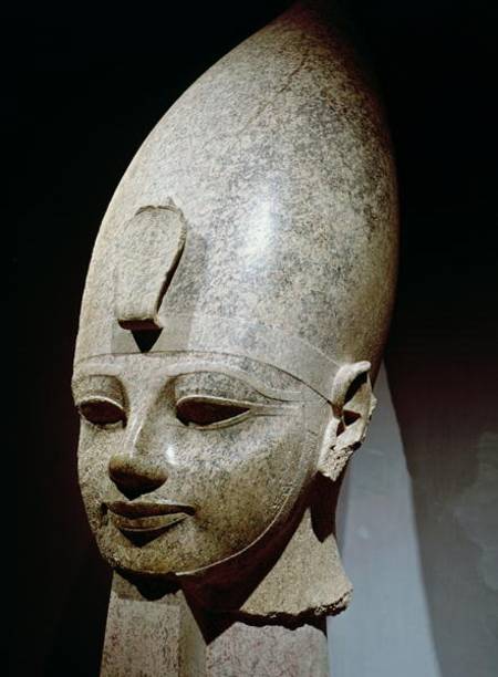 Colossal head of Amenhotep III, from al-Qurnah, New Kingdom von Egyptian