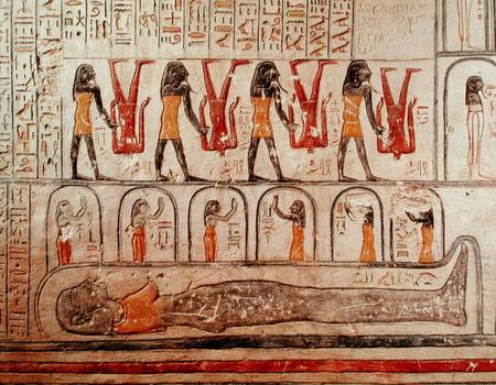 Detail from the Book of the Earth New Kingdom von Egyptian