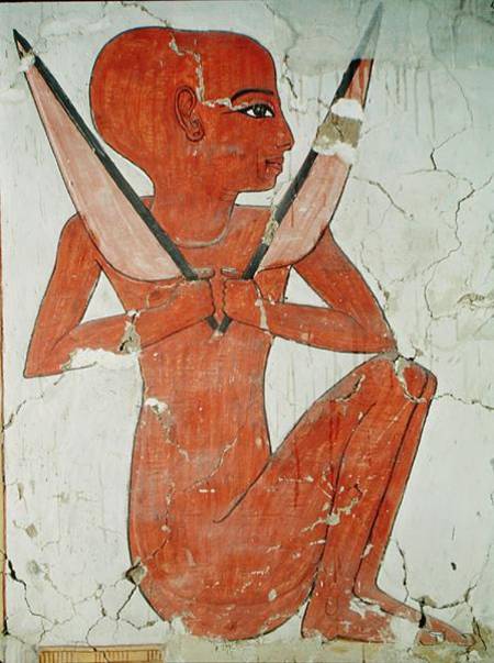 Naos deity, from the Tomb of Nefertari, New Kingdom von Egyptian