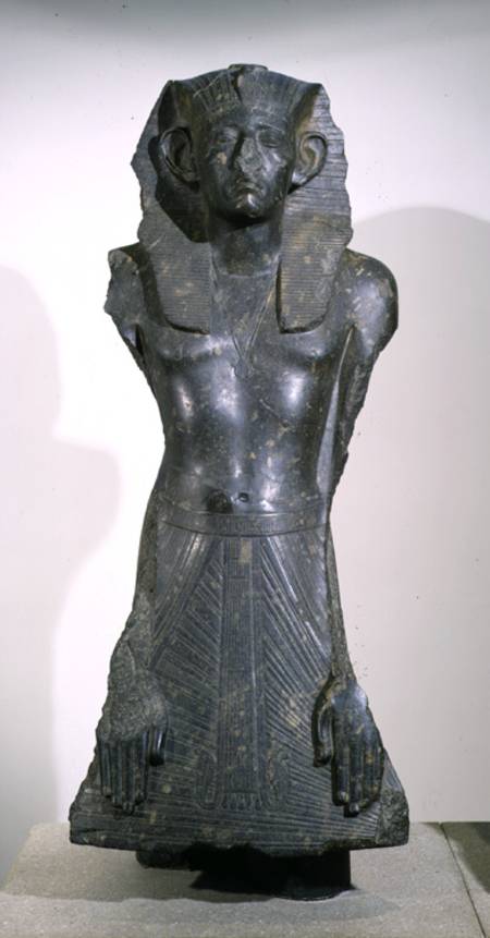 Statue of Sesostris III (1878-1843 BC) in middle age, from Deir el-Bahri, Thebes von Egyptian