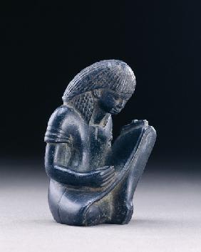 Seated scribe, New Kingdom, 1391-1353 BC