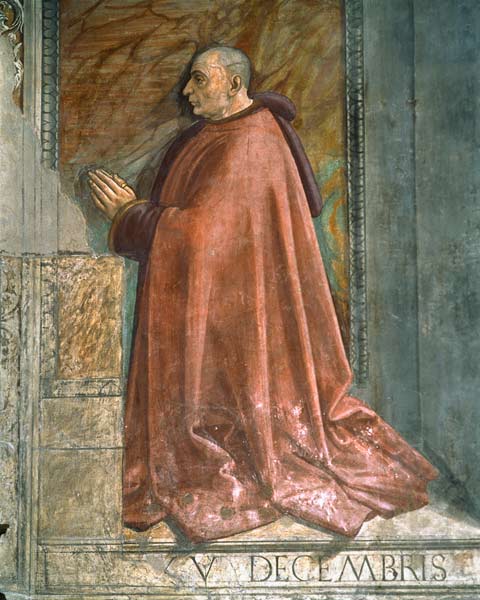 Portrait of Francesco Sassetti, from the Cycle of St. Francis, Sassetti Chapel von  (eigentl. Domenico Tommaso Bigordi) Ghirlandaio Domenico