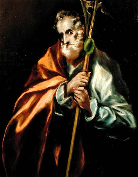 St. Jude Thaddeus von (eigentl. Dominikos Theotokopulos) Greco, El