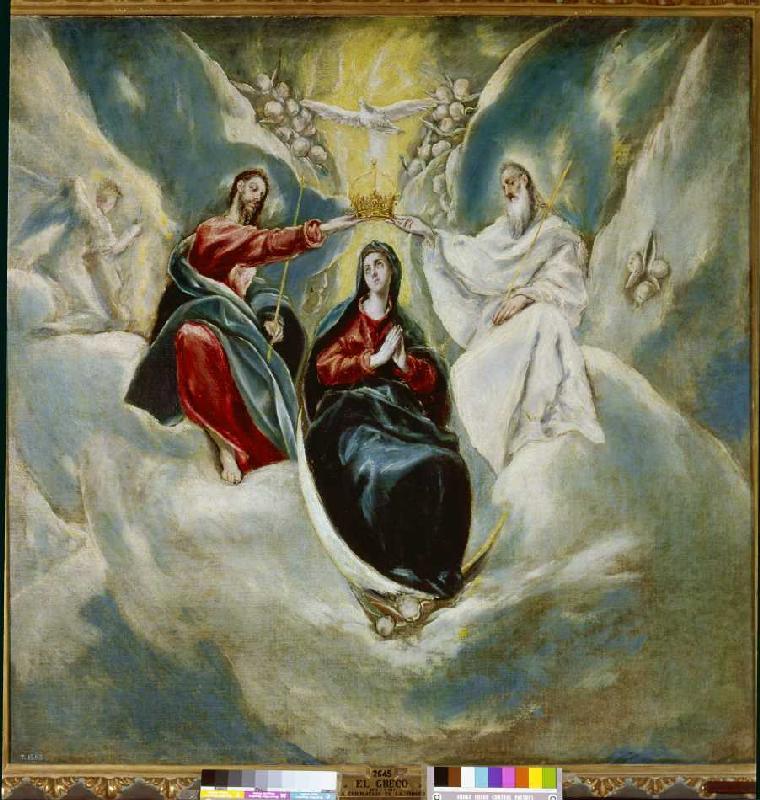 Krönung Mariae von (eigentl. Dominikos Theotokopulos) Greco, El