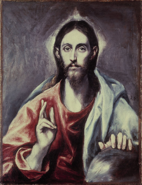 Salvator Mundi von (eigentl. Dominikos Theotokopulos) Greco, El