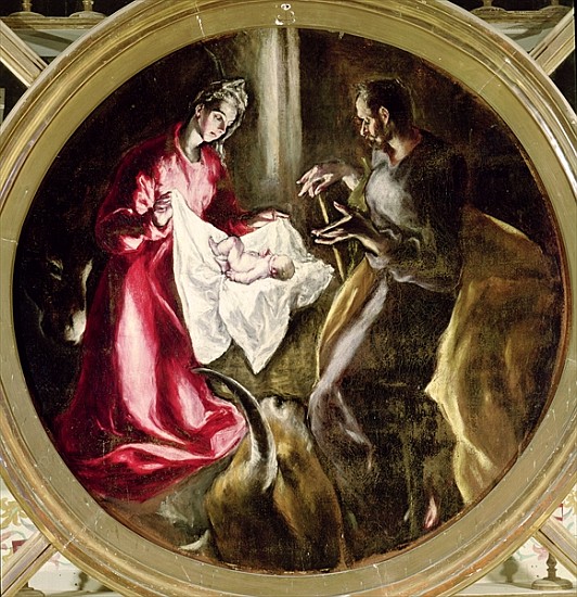 The Nativity, 1587-1614 von (eigentl. Dominikos Theotokopulos) Greco, El