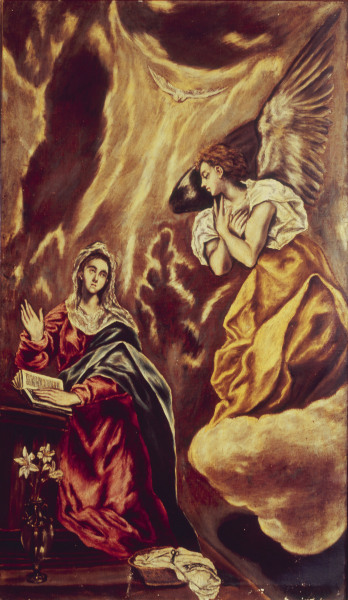 Verkündigung an Maria von (eigentl. Dominikos Theotokopulos) Greco, El