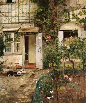 Gammelt hus i Normandi (Altes Haus in der Normandie) 1896