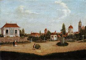 Vor dem Westertor in Memmingen 1824