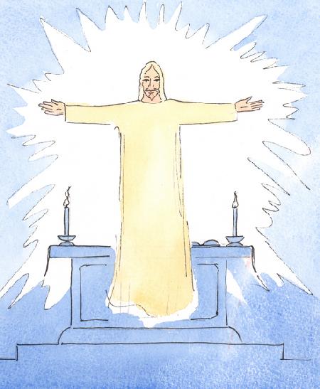 Christ revealed Himself at the Consecration 2004