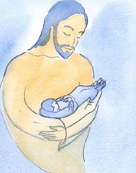 Christ showed me that in my present suffering I am as if lying in the Fathers arms, tenderly carried 2002