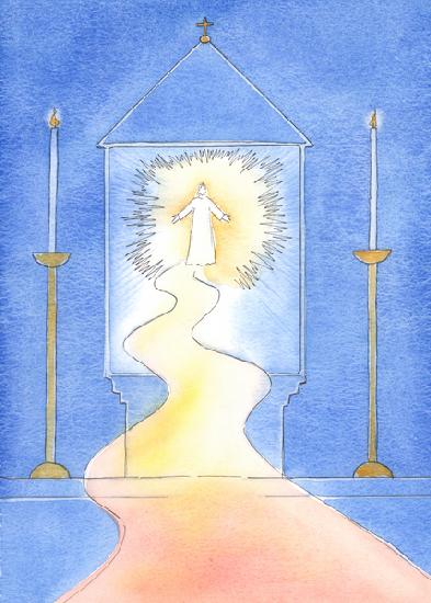 Christ who welcomes us to the tabernacle is also waiting to welcome us into Heaven - if we have repe 2003