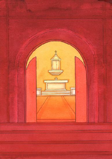 Jesus Christ is truly present in the Blessed Sacrament in the tabernacle 2004
