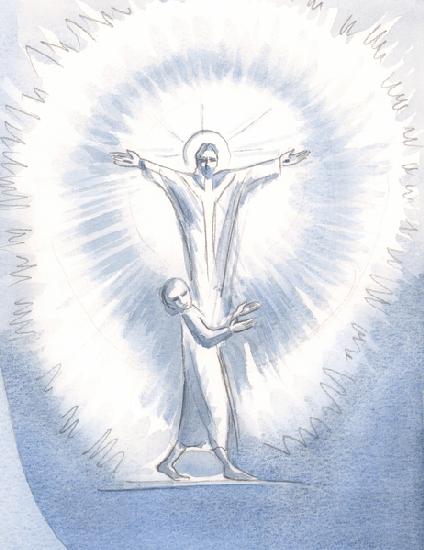 When a soul is empty of all vain desires, Christ fills it with His light, in Holy Communion  and as  2000