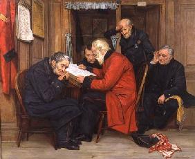 Chelsea Pensioners in the Long Wards 1879