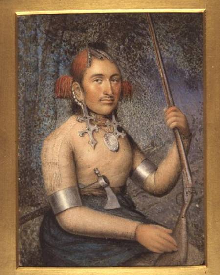 A North American Indian Chief von Ellen Sharples