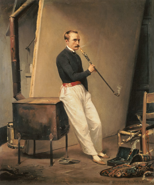 Self-portrait von Emile Jean Horace Vernet