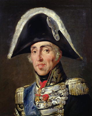 Portrait of Charles X (1757-1836) King of France and Navarre (oil on canvas) von Emile Jean Horace Vernet