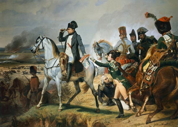 The Battle of Wagram, 6th July 1809 von Emile Jean Horace Vernet