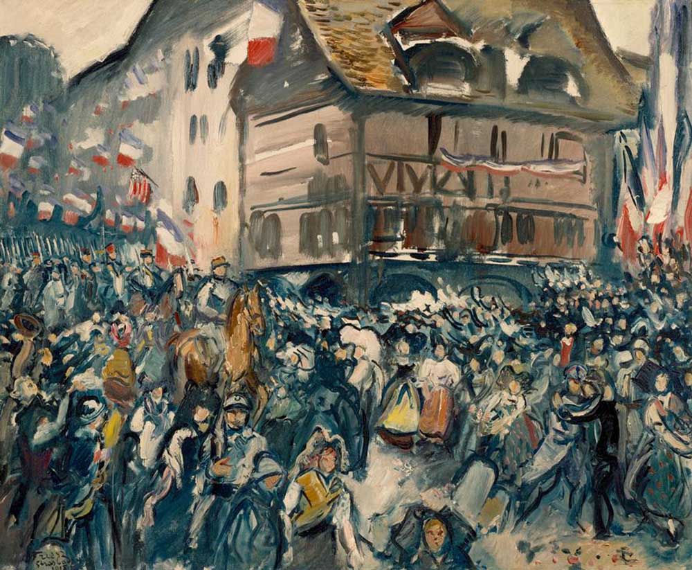 Einzug der Franzosen in Straßburg, 27. November 1918 von Achille Emile Othon Friesz