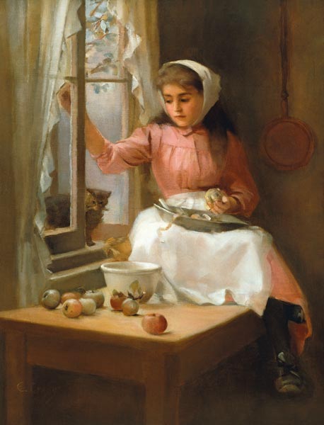 Besuch am Küchenfenster. von Emily Eyres