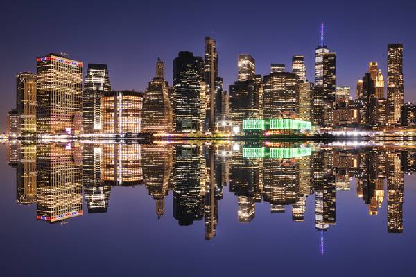 New York Reflection von Emmanuel Charlat